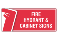 Fire Hydrant and Cabinet signs