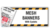 Mesh Banner Signs